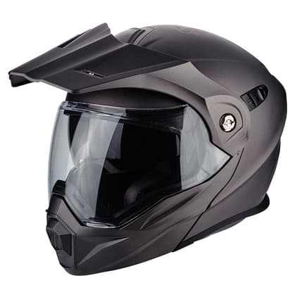 Scorpion Adx-1 Solid Matt Anthracite SC-84-100-67 Modular Helmets ...
