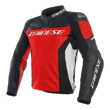 Dainese Racing 3 Leather Jacket Red DA-1533788-751 Jackets | MotoStorm
