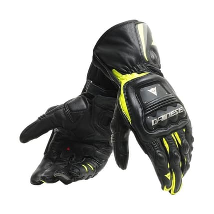 dainese gloves yellow steel pro motostorm