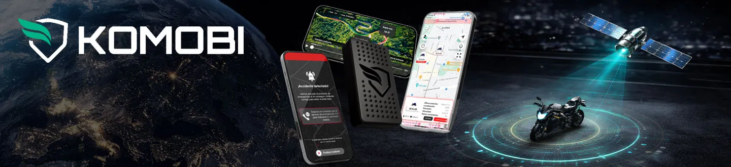 Komobi GPS Moto Antirrobo | Seguridad Inteligente