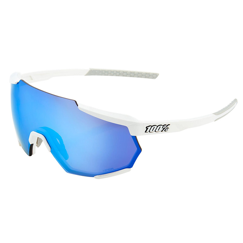 100% Racetrap Matte White Hiper Blue Multilayer 61037-000-75