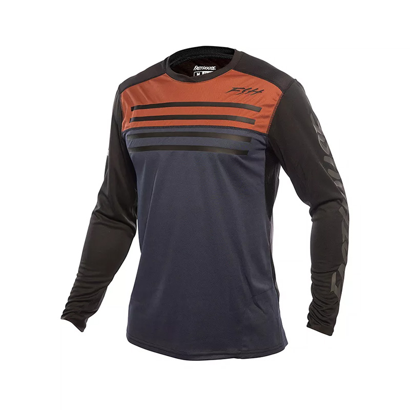 Maglia Fasthouse Alloy 24.1 Sidewinder LS navy