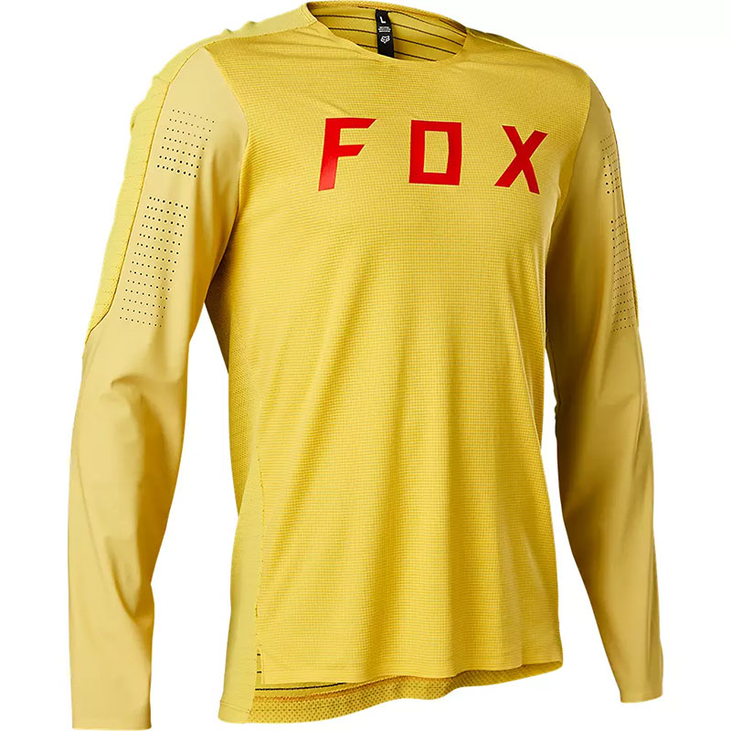 Camiseta Fox Flexair Pro LS pear amarillo