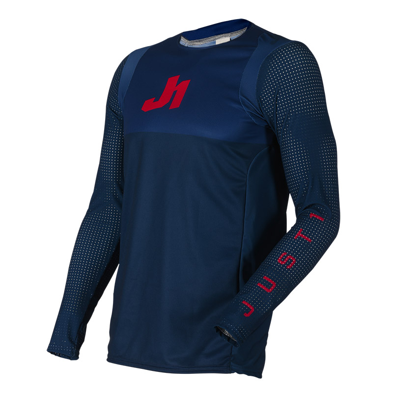 Maglia Just-1 J Flex MTB LS Dual blu