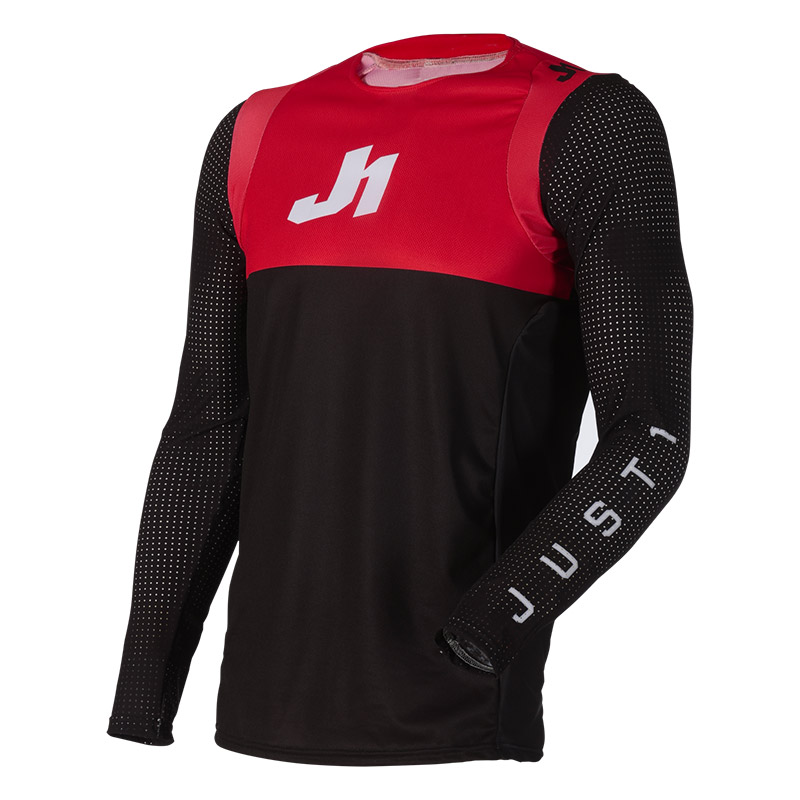 Maglia Just-1 J Flex MTB LS Dual rosso