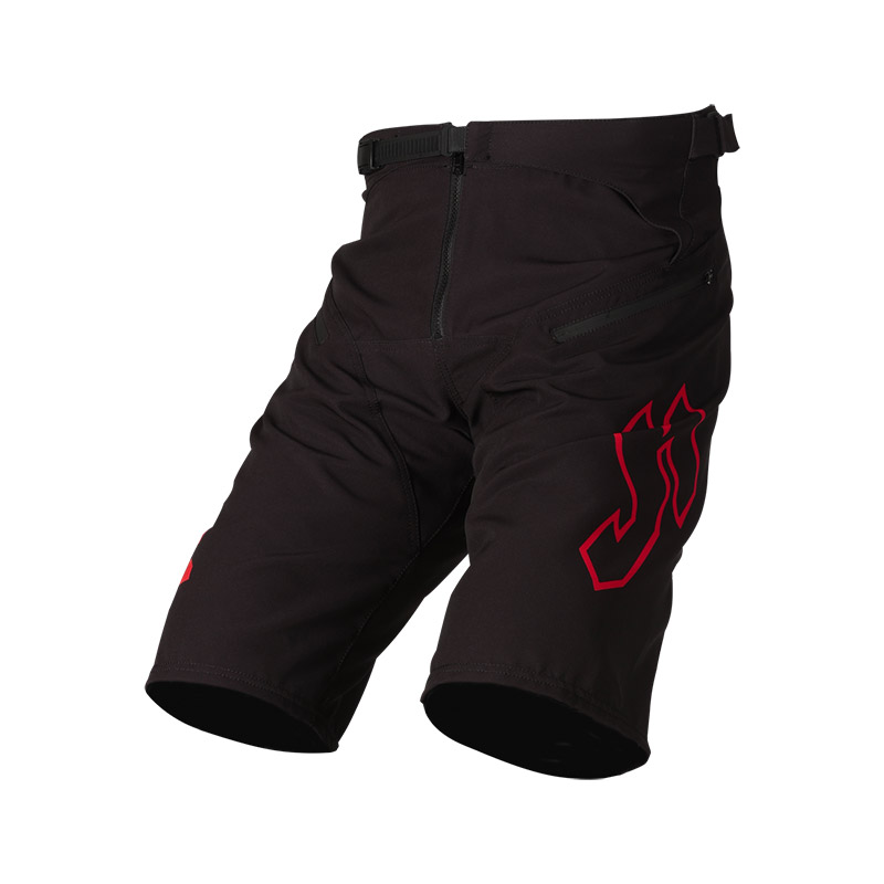 Pantaloni Corti Just-1 J Flex MTB Dual nero rosso