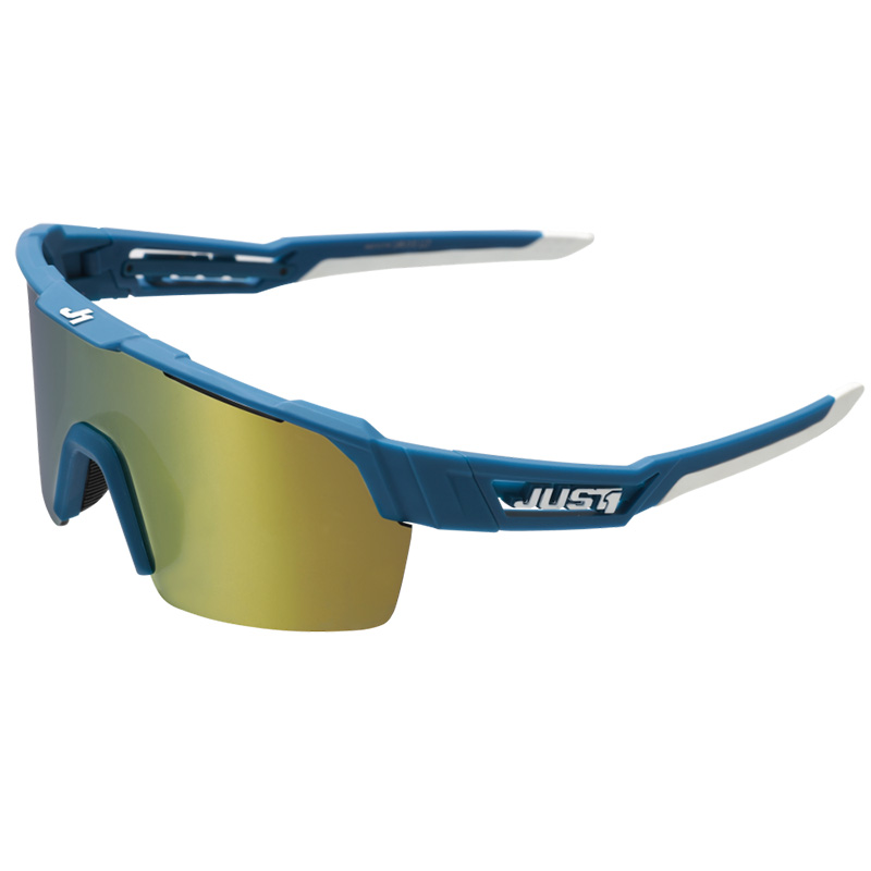 Occhiali Just-1 Sniper Urban blu bianco specchiato