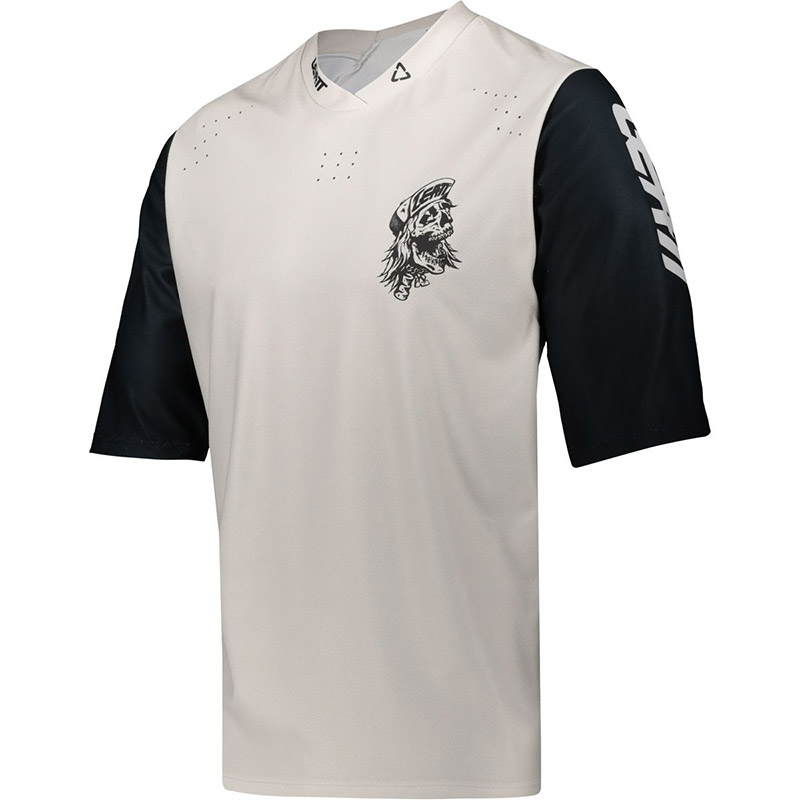 Maglia Leatt 3.0 Mtb Skull Bianco | MotoStorm