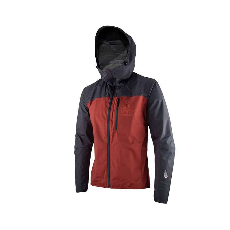 Veste MTB HydraDri 5.0 - Imperméable 30.000mm / Respirante - Capuche Adaptative - Taille XL - Orange Glow