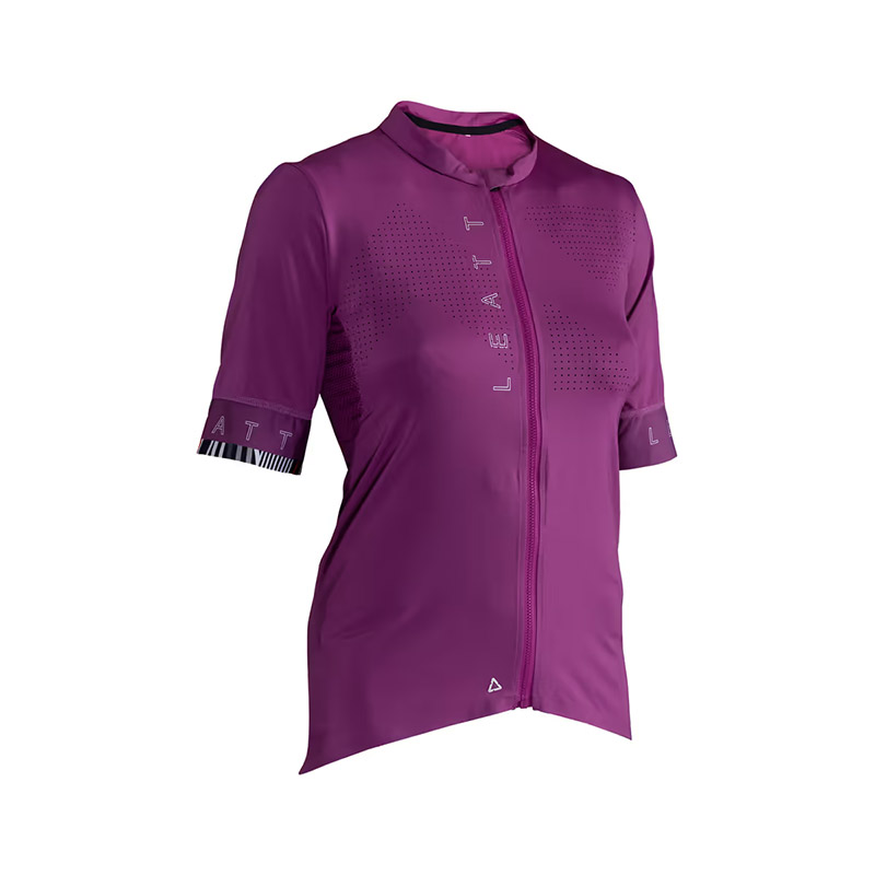 Maillot Cycliste Femme Descente - Violet Et Rose - Taille L - Occasion