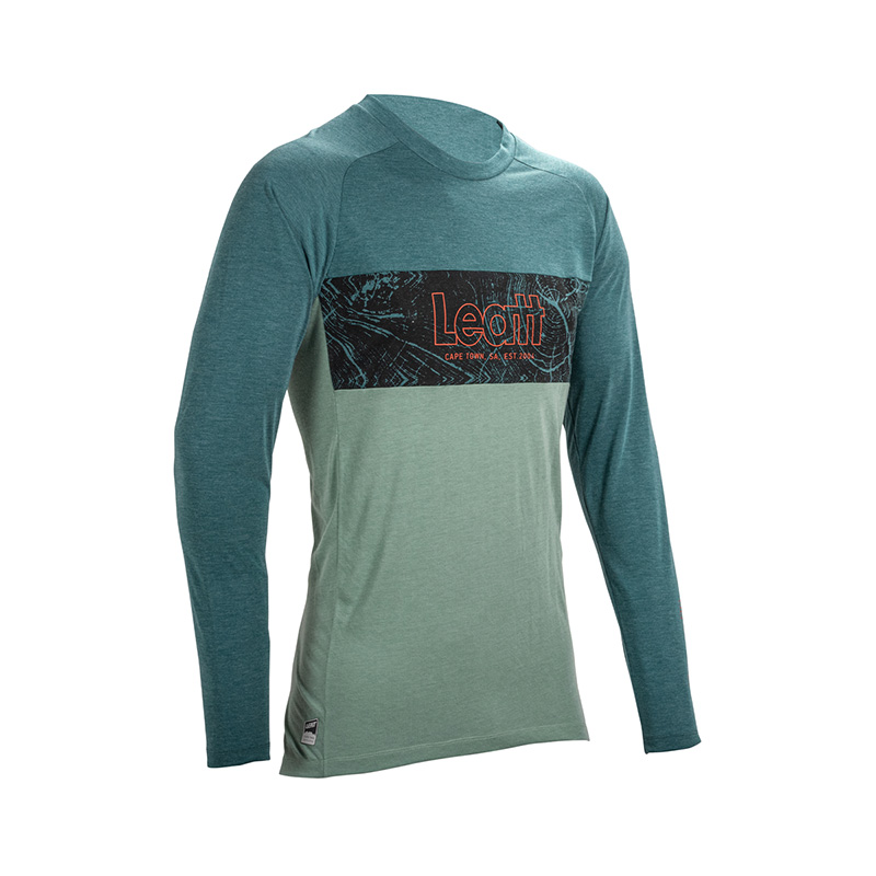 Maillot Leatt VTT Gravity 2.0 sarcelle