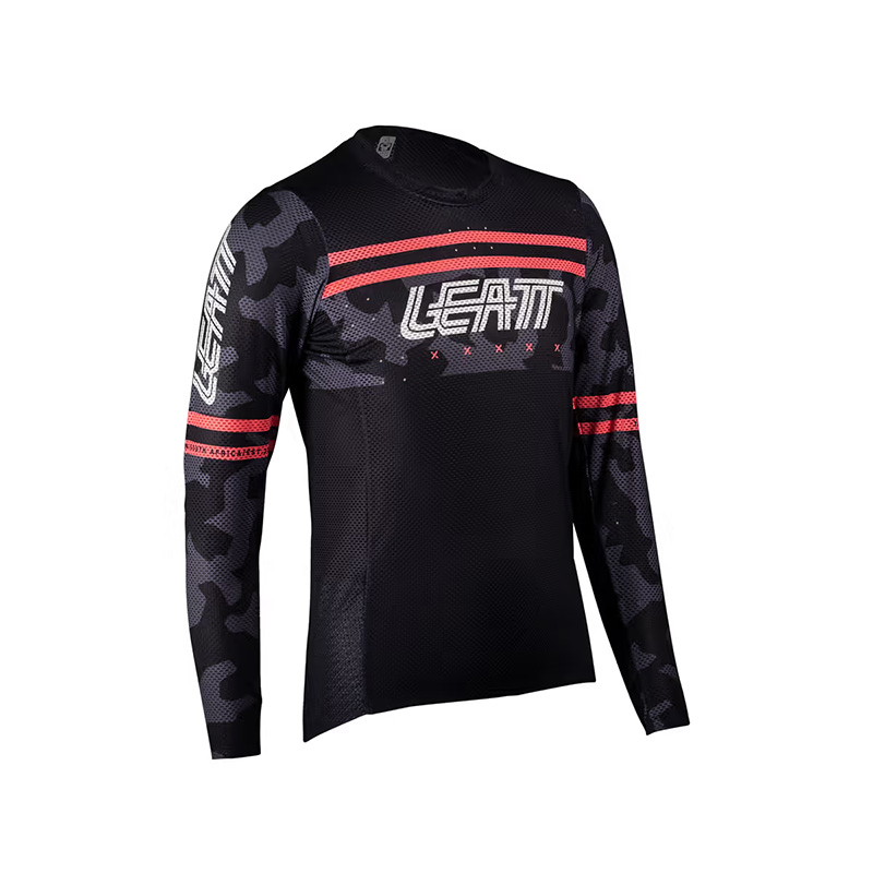 Maglia Donna Leatt MTB Gravity 4.0 LS nero