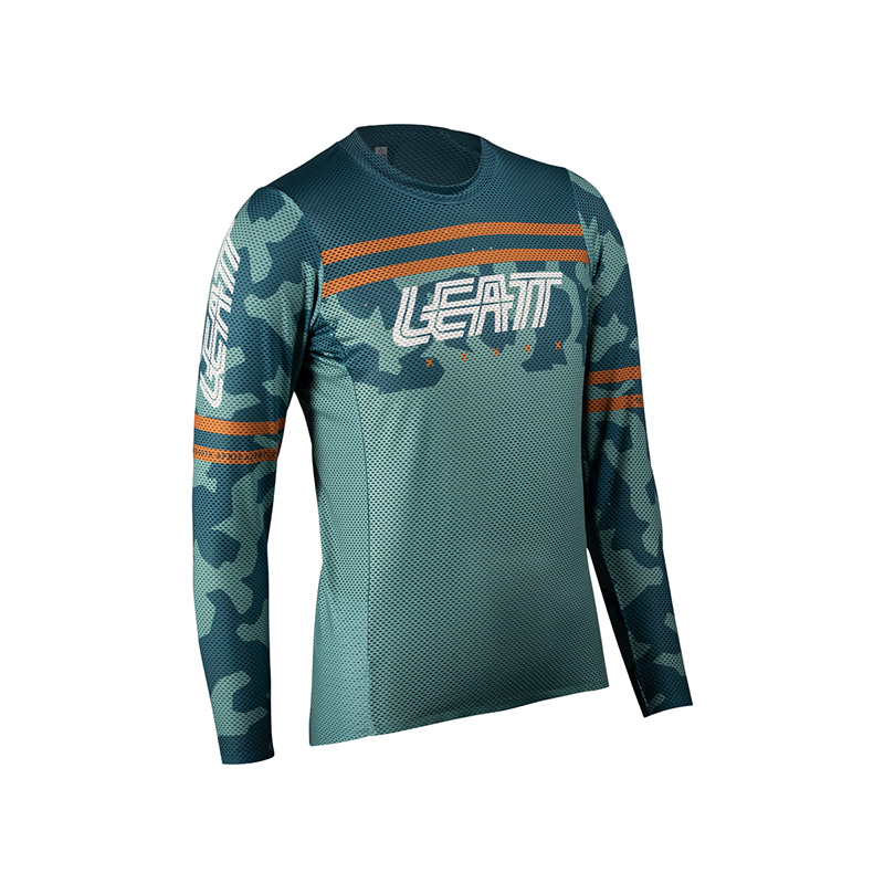Maglia Donna Leatt MTB Gravity 4.0 LS lagoon