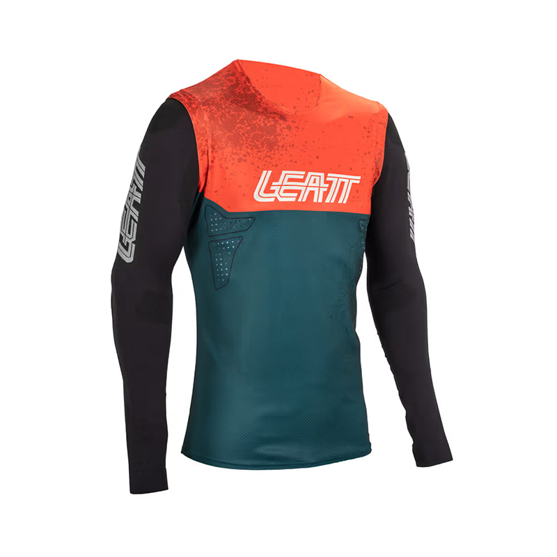 【驚きの値段】 Leatt Mtb Gravity 5.0 V.25 Jersey Teal LE-502501054 Cycling ウェア