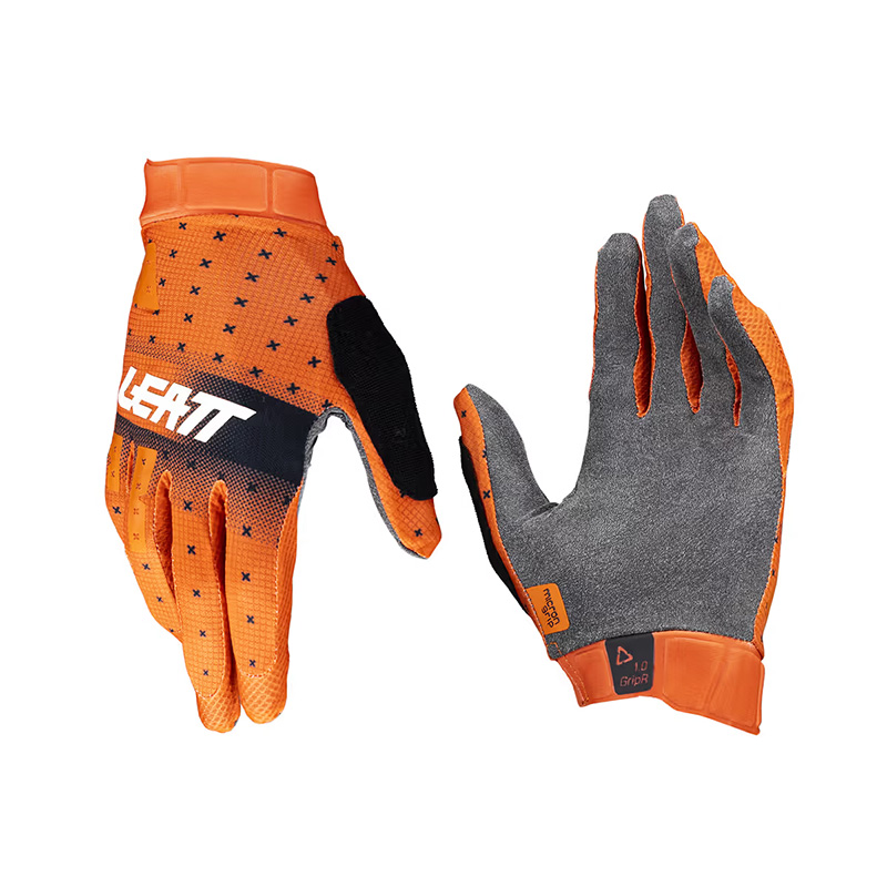 Guanti Leatt MTB Gripr 1.0 Junior V.24 arancio