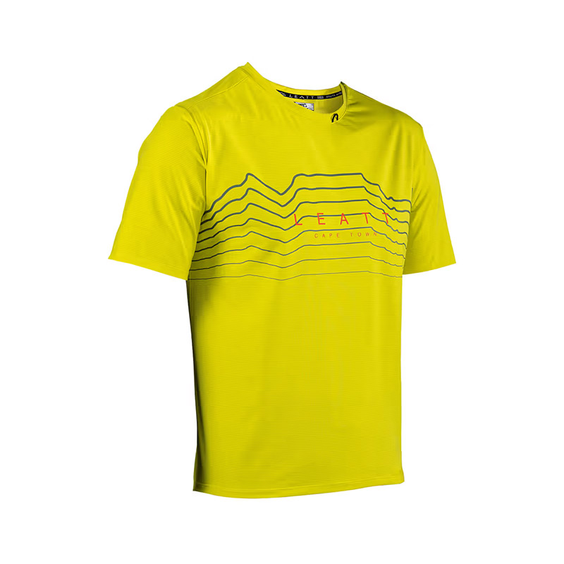 Maglia Leatt MTB Trail X-Flow 1.0 V.24 giallo