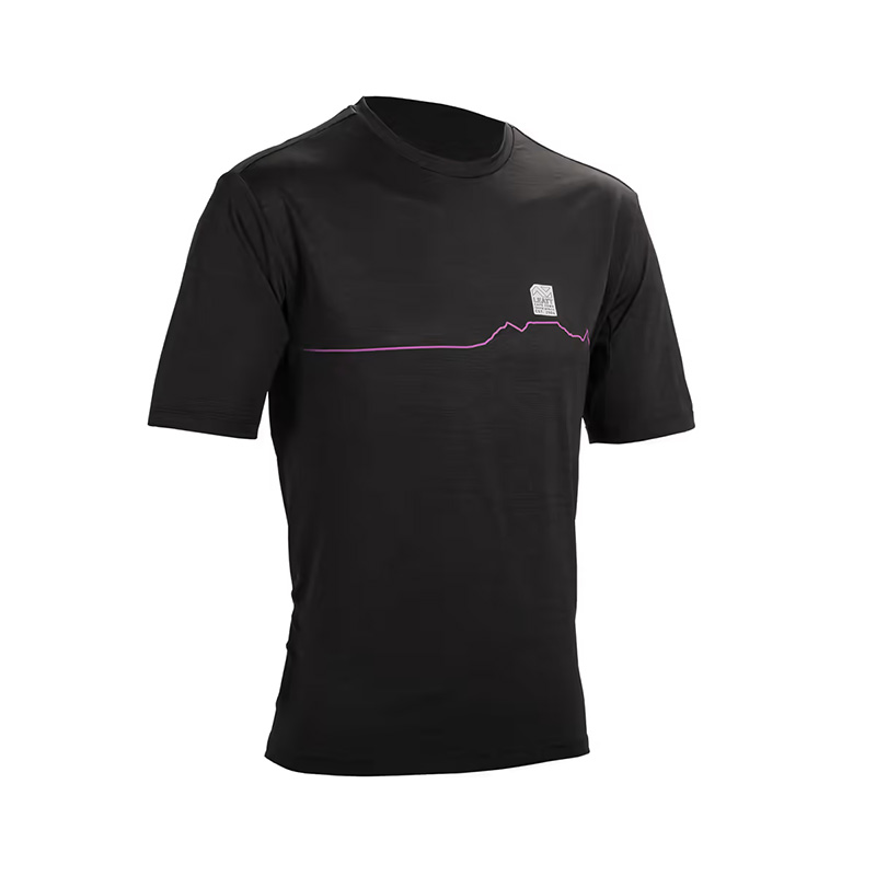 Leatt MTB Trail 1.0 Ice-Yarn Trikot schwarz