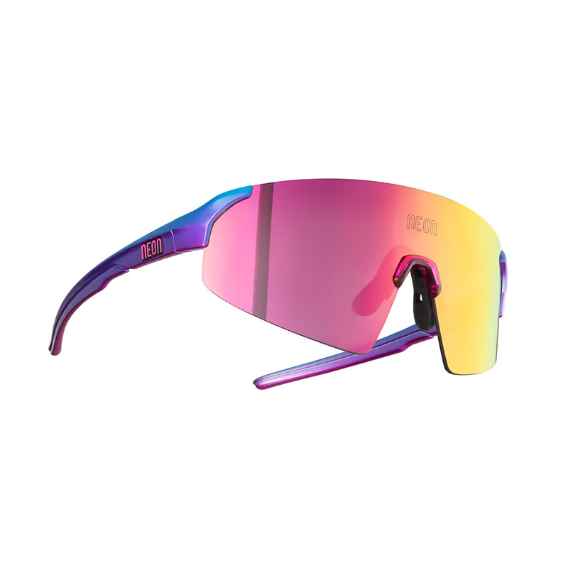 Neon Sky Mirror Lady Sunglasses Iridescent Shiny SYM IRD X10