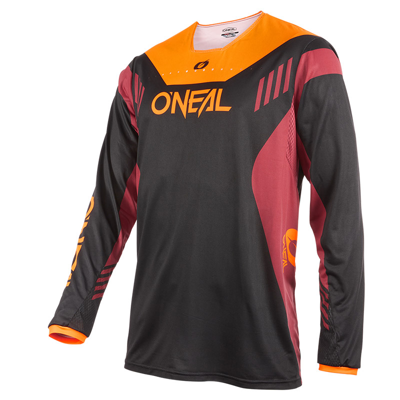 O Neal Element Fr Hybrid V 22 Jersey Red Orange On 1049 30x Cycling Clothing Motostorm