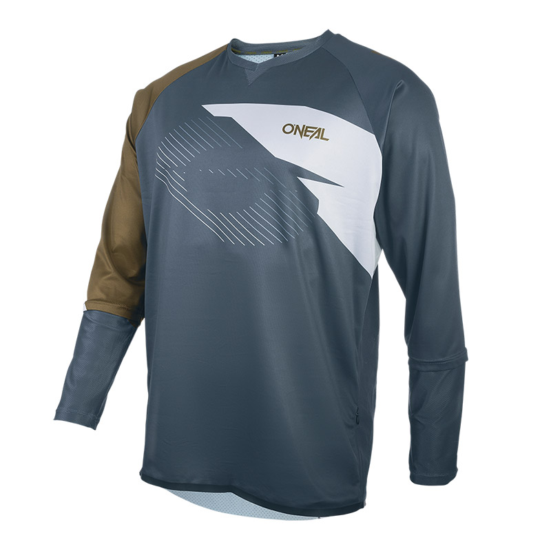 Maglia MTB O Neal Tobanga grigio oliva