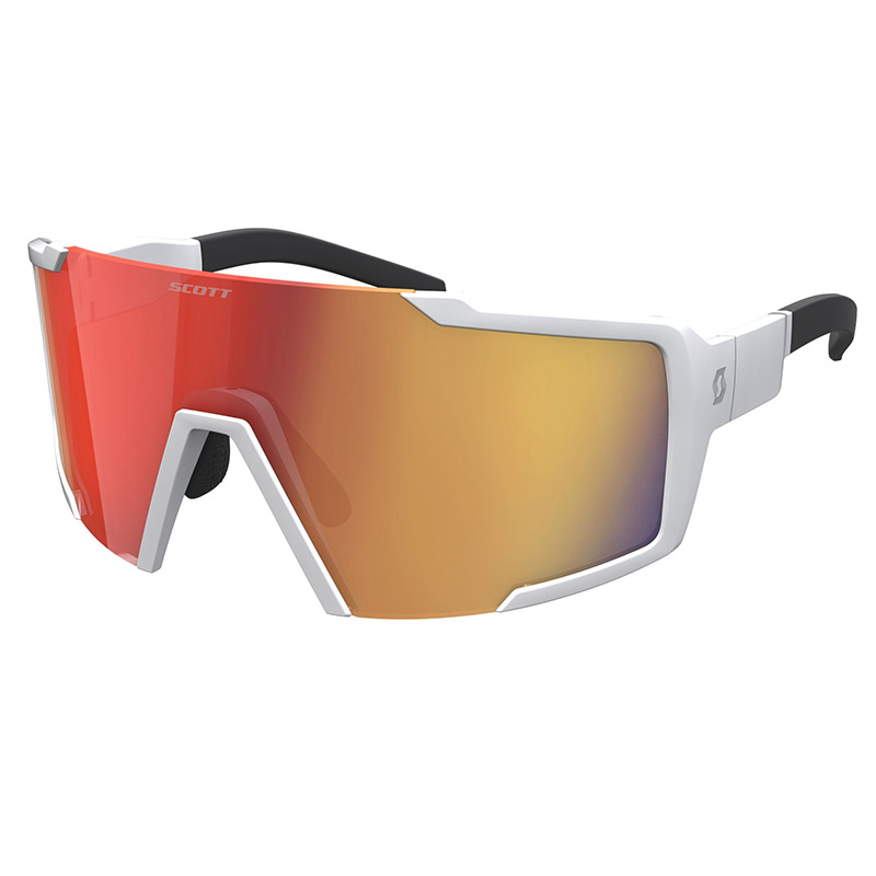 Scott Shield Sunglasses White Matt Red SC 275380 0196192 Cycling