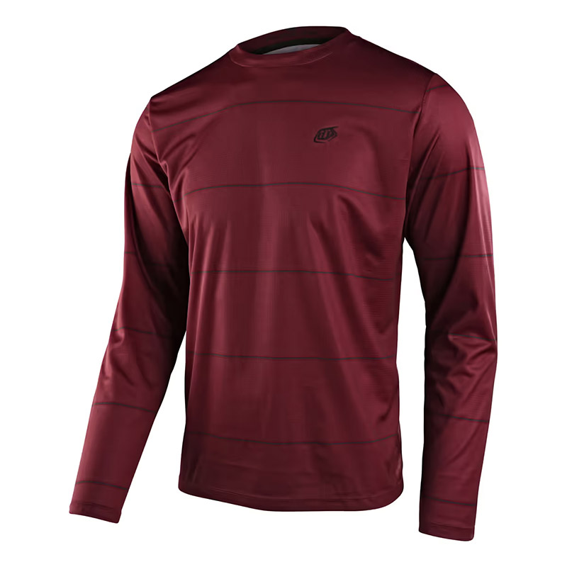 Maglia Troy Lee Designs Flowline LS Revert rosso