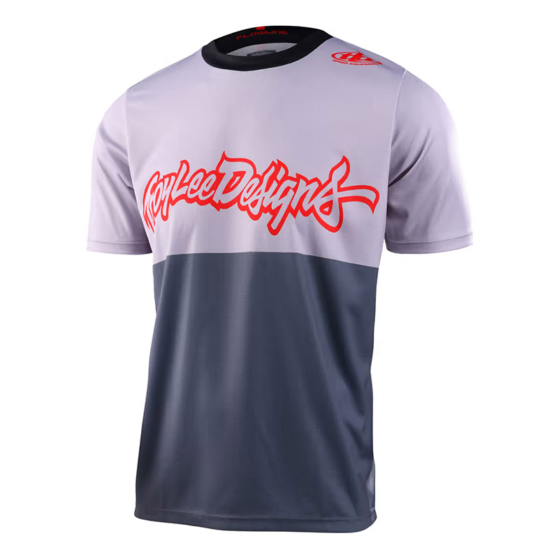 Maglia Troy Lee Designs Flowline Scripter SS grigio