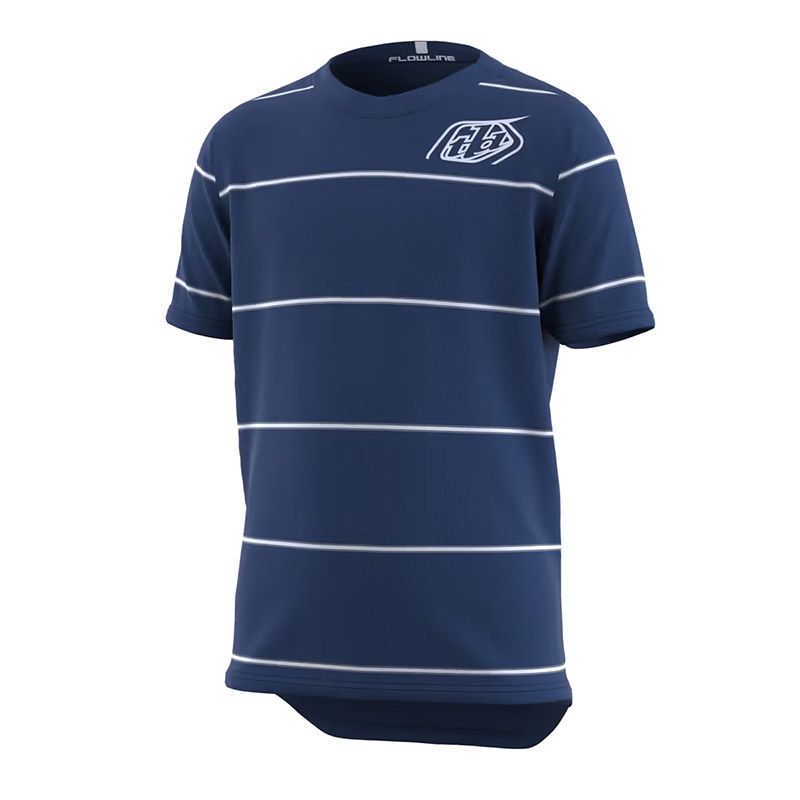 Troy Lee Designs Flowline SS JR Revert Trikot blau