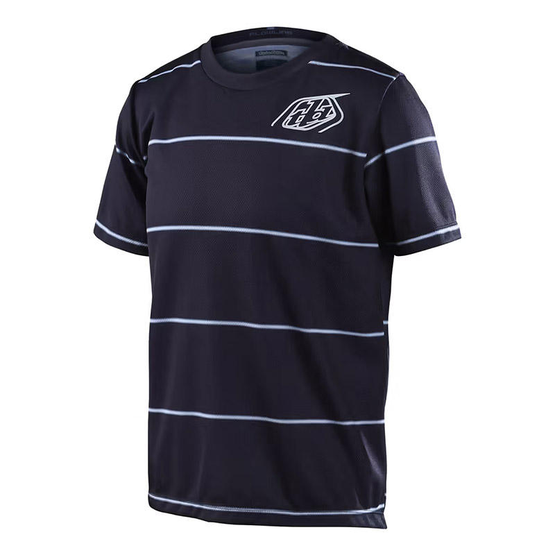 Troy Lee Designs Flowline SS JR Revert Trikot schwarz