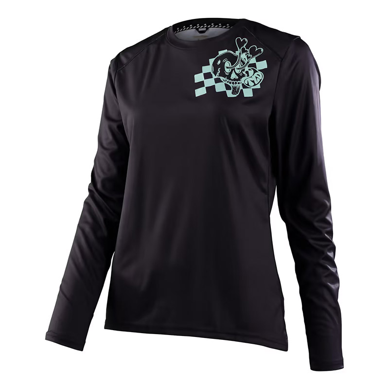 Maglia Troy Lee Designs Lilium LS Micayla Gatto nero