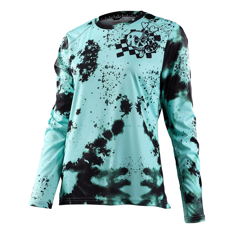 Maglia Troy Lee Designs Lilium LS Micayla Gatto verde