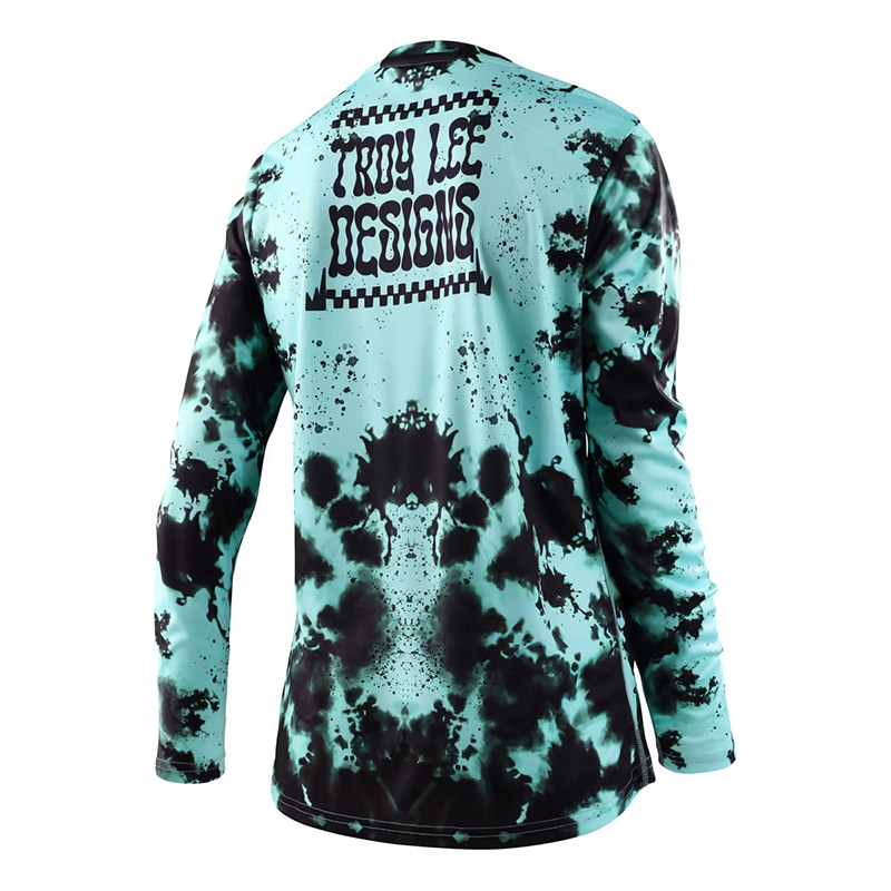 Troy Lee Designs Maglia Manica Lunga Donna Lilium LS Mischief Floral, Nero, Taglia XS