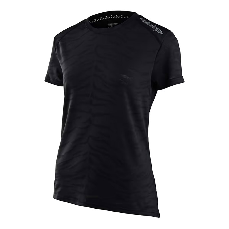 Maglia Troy Lee Designs Lilium SS Tiger Jacquard nero