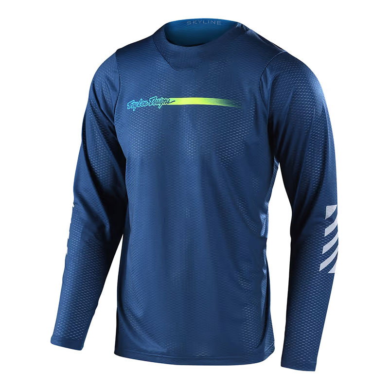 Maglia Troy Lee Designs Skyline Air Channel LS blu