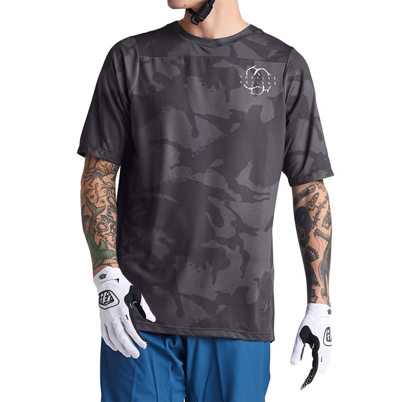 Maglia Troy Lee Designs Skyline Shadow Camo nero