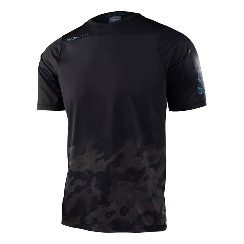 Troy Lee Designs Skyline SS Fader Digi Trikot schwarz
