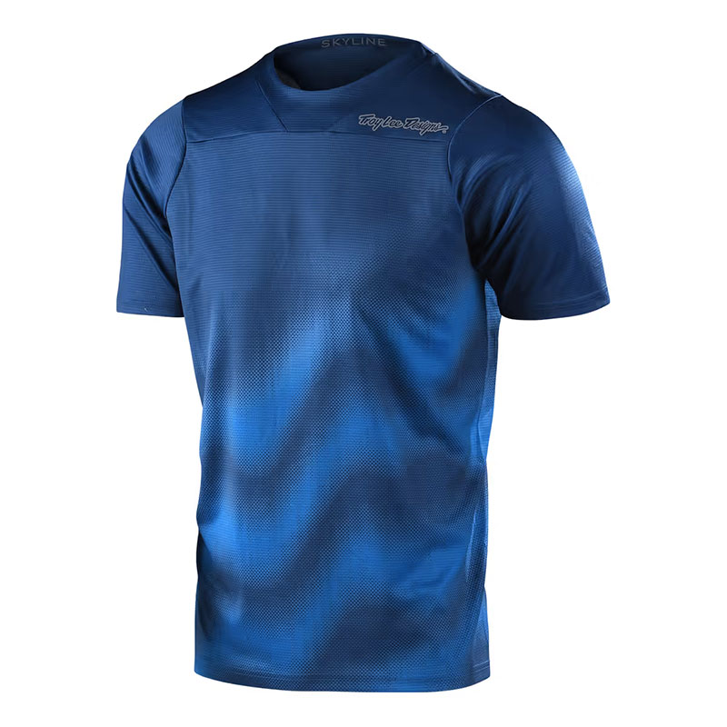 Troy Lee Designs Skyline Wave Kurzarmtrikot blau