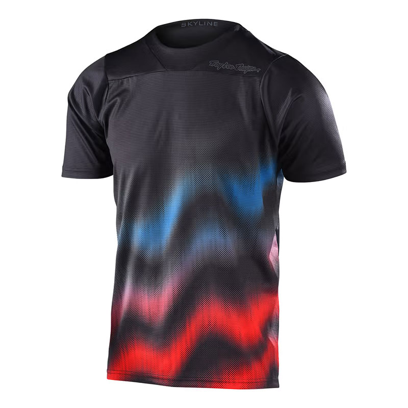 Maglia Troy Lee Designs Skyline Wave SS nero