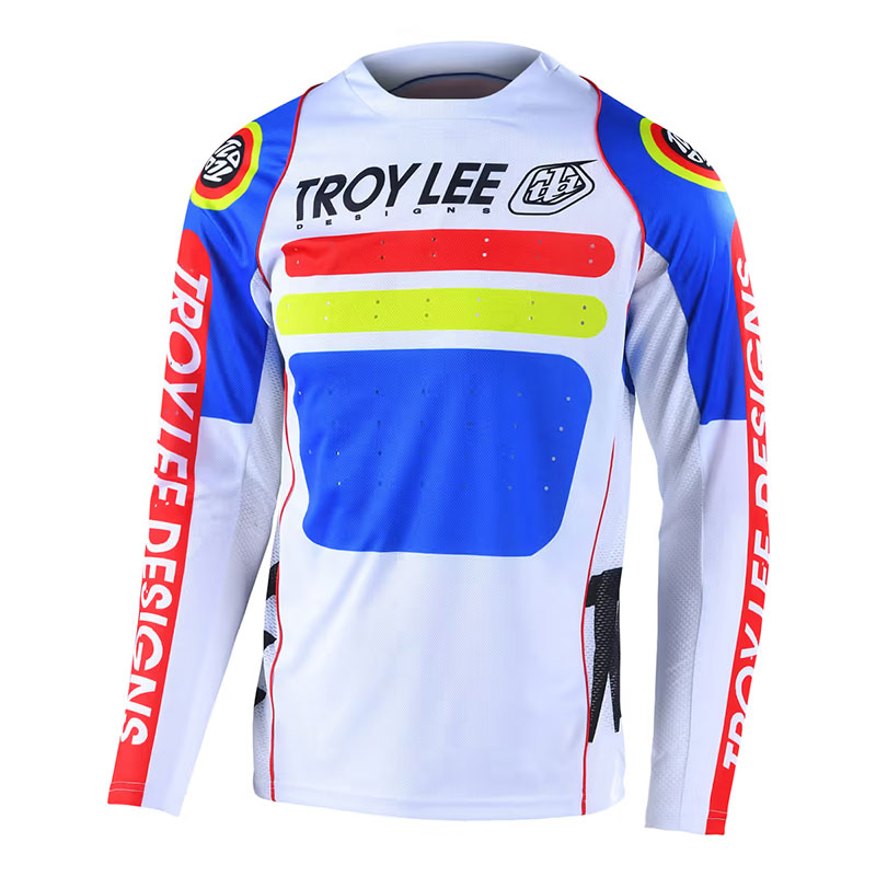 Maglia Troy Lee Designs Sprint Drop In bianco