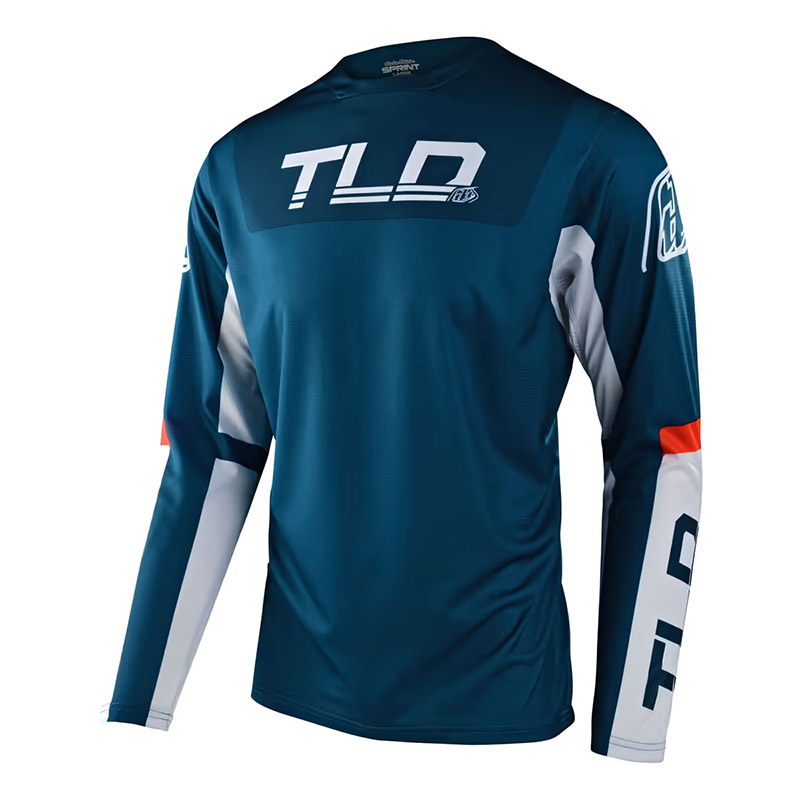 Maglia Troy Lee Designs Sprint Fractura blu