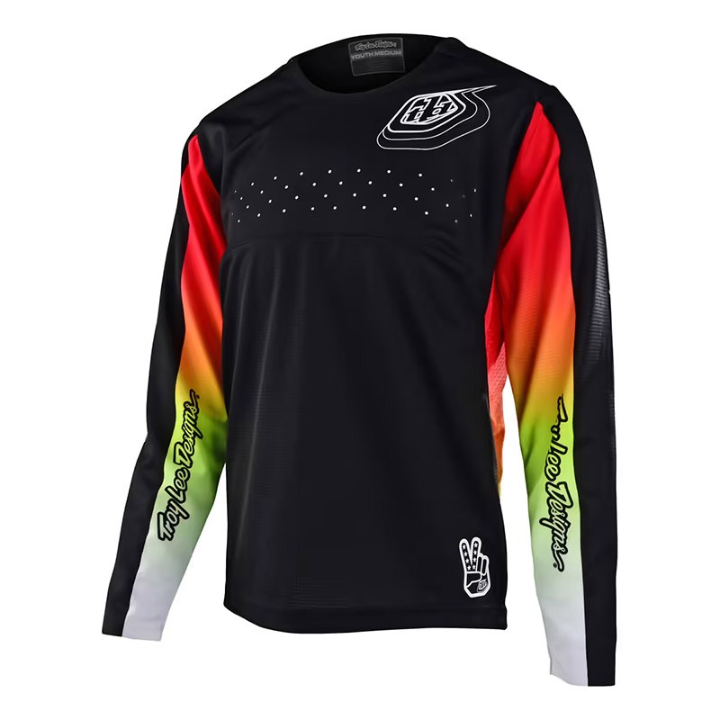 Troy Lee Designs Sprint Richter JR Trikot schwarz