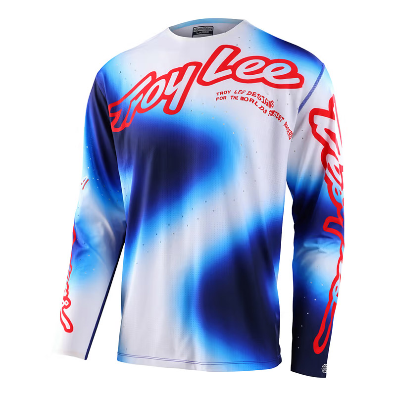 Maglia Troy Lee Designs Sprint Ultra Lucid LS bianco