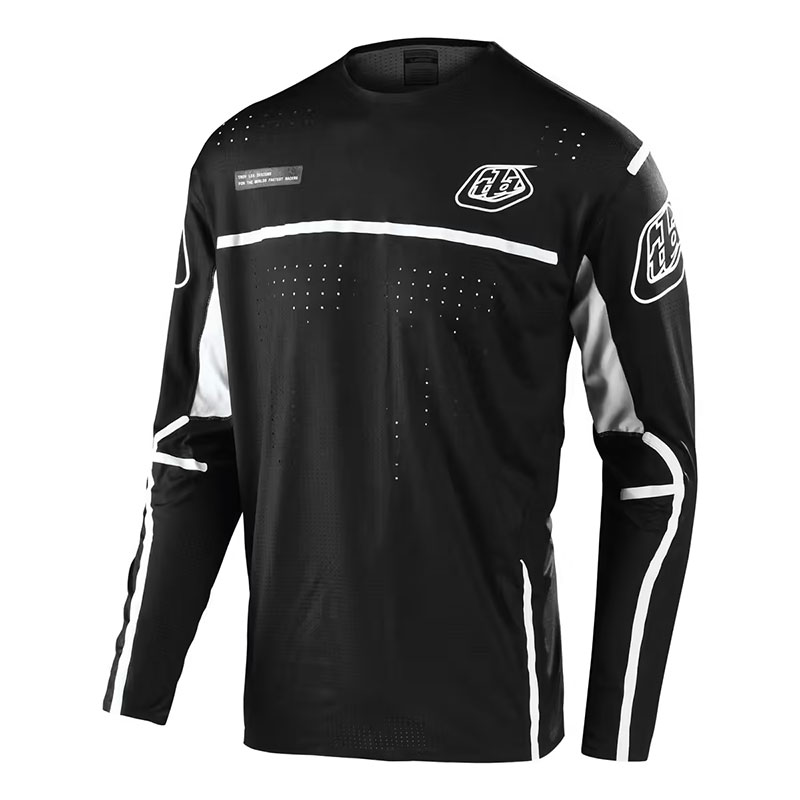 Troy Lee Designs Sprint Ultra Lines LS Trikot schwarz