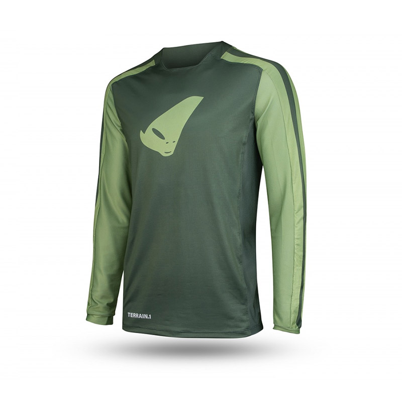 Maglia Ufo Terrain LV1 LS verde