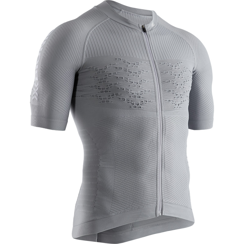 Maglia Bici X-Bionic Effektor 4.0 Zip SL grigio