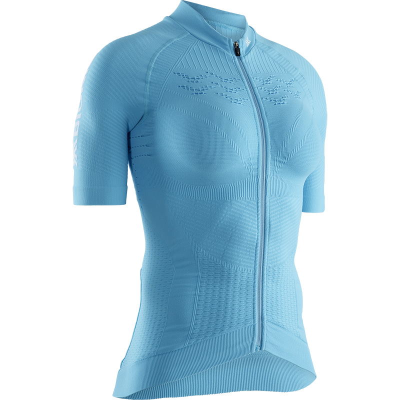 Maglia Bici Donna X-bionic Effektor 4.0 Zip Sl Blu | MotoStorm