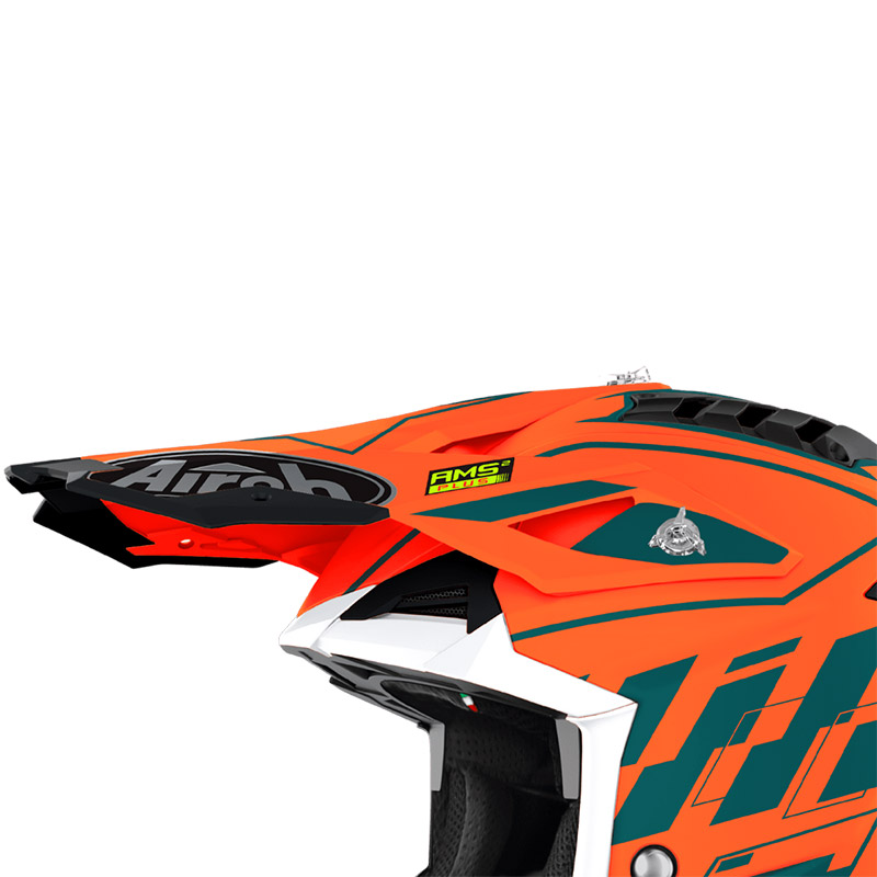 Frontino Airoh Aviator 3 Rampage arancio