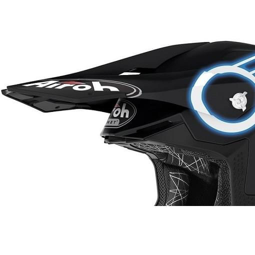Airoh Twist 2 Neon Peak Blue TW2N18F Helmets Accessories MotoStorm