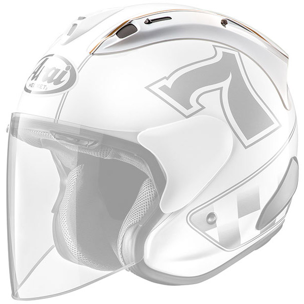 Diffuser Arai Type-12 SZ Ram X Cafè Racer bianco