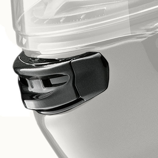 Arai Quantic Kinnbelüftung diamond schwarz